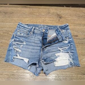 Woman's American Eagle Stretch Jean Shorts Size 6